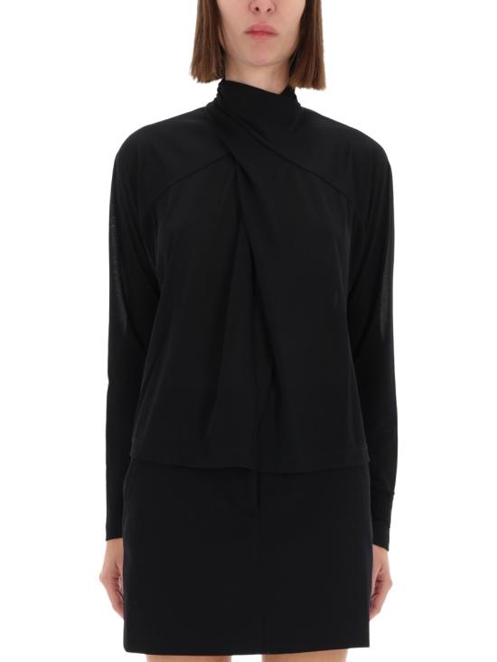 VERSACE Women Shirts 79HAL204 J0245899 BLACK