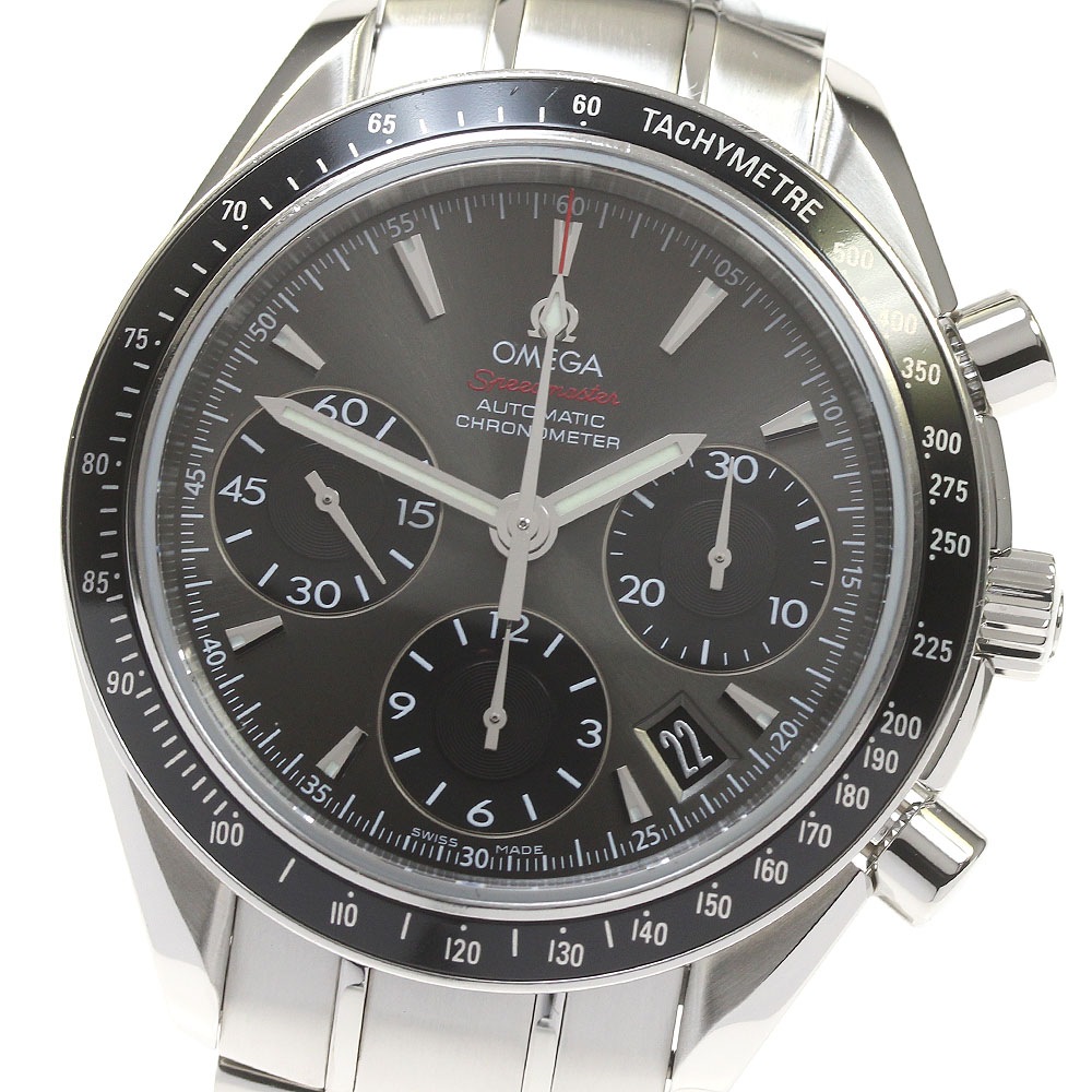 オメガ OMEGA 323.30.40.40.06.001 スピードマスター クロノグラフ 自動巻き メンズ 箱保証書付き_823637【中古】