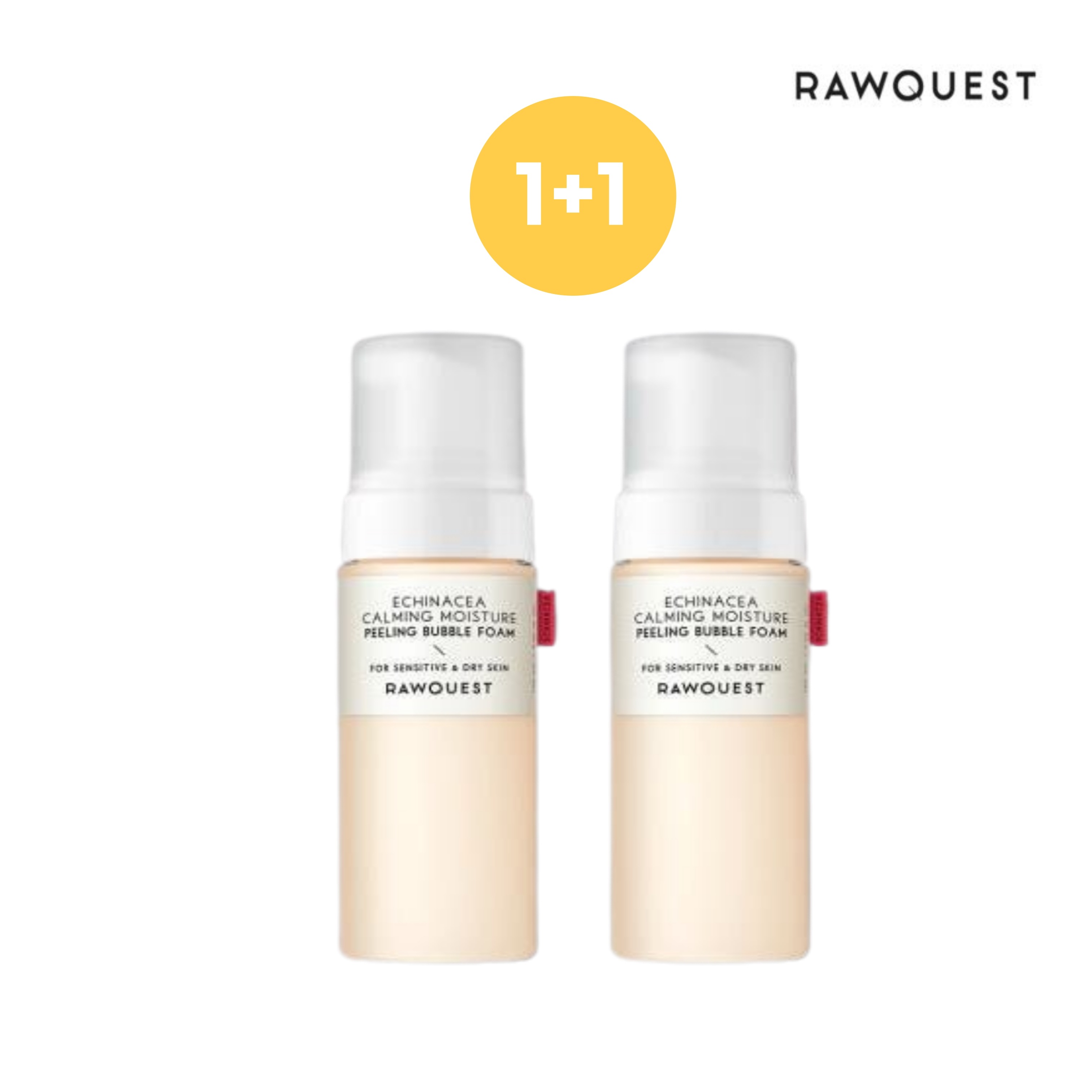 [1+1] エキネシア カーミング·モイスチャー ピーリング·バブル·フォーム150mlx2