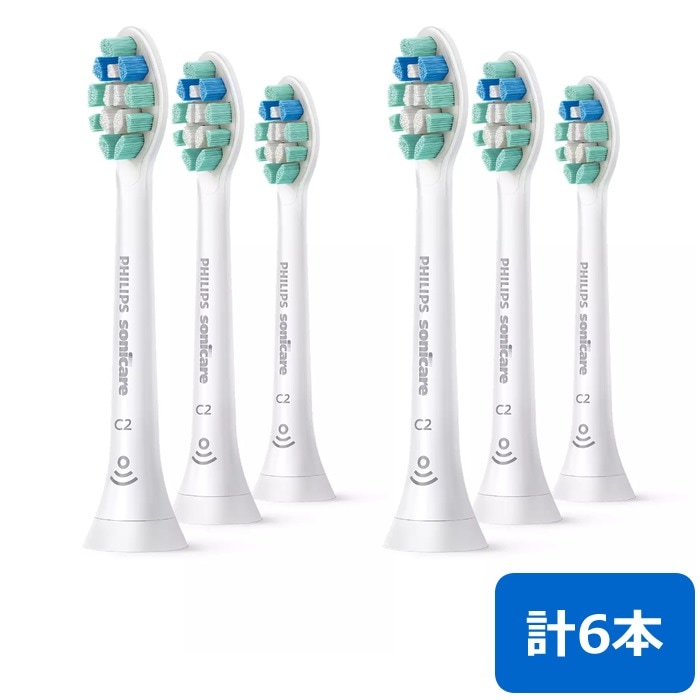 替えブラシ HX9023/67 ホワイト 3本2セット 計6本 HX9023-67-2SET