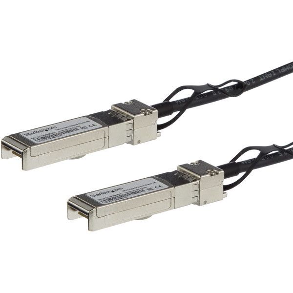 StarTech EXSFP10GEDA3 ブラック DAC Twinax ケーブル Juniper製品EX-SFP-10GE-DAC-3M互換 Juniperスイッチ対応 3m