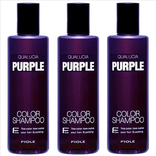 【3個セット】FIOLE フィヨーレ フィオーレ クオルシア カラーシャンプー パープル 250ml オリジナルショップカード付