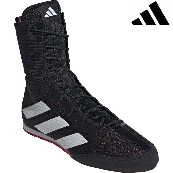 アディダス ボクシングシューズ Box Hog 4 adidas IH2730 即納 レギュラーフィット 通気性 格闘技