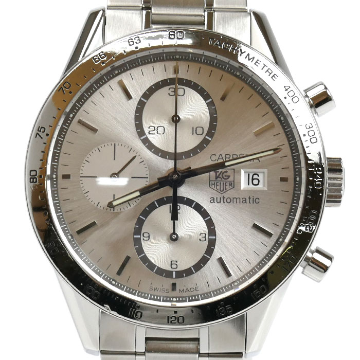 TAG HEUER タグホイヤー カレラ クロノグラフ 腕時計 自動巻き CV2017-2 メンズ 中古 101,750円