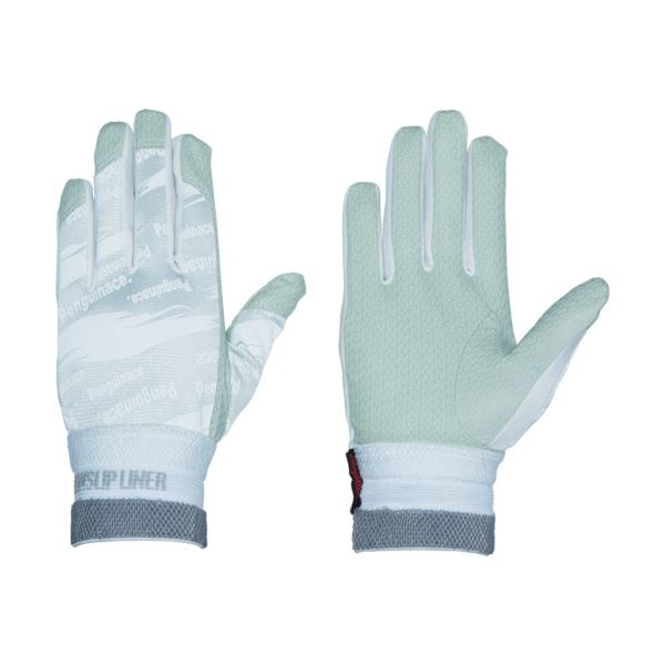 （まとめ）ペンギンエース ノンスリップライト Pパターン甲メリ L ホワイト 1双[x5]