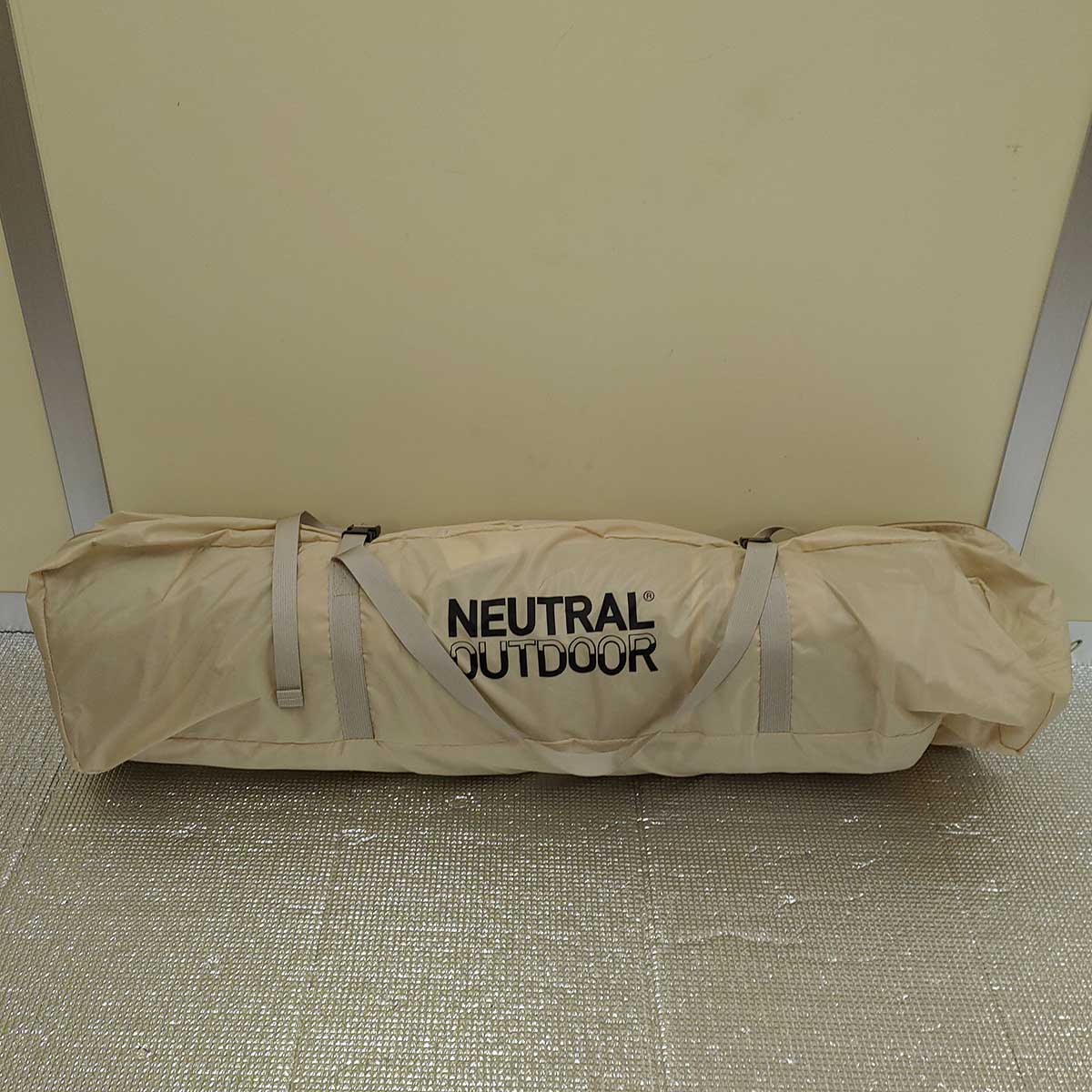 【中古・未使用品】NEUTRAL OUTDOOR GE ワンポールテント2.5 アイボリー NT-TE01(品番: 23456) ニュートラルアウトドア ゲル型