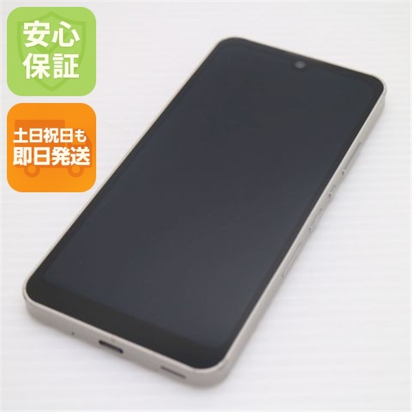 美品 AQUOS wish A104SH アイボリー スマホ 白ロム 中古 土日祝発送OK 203