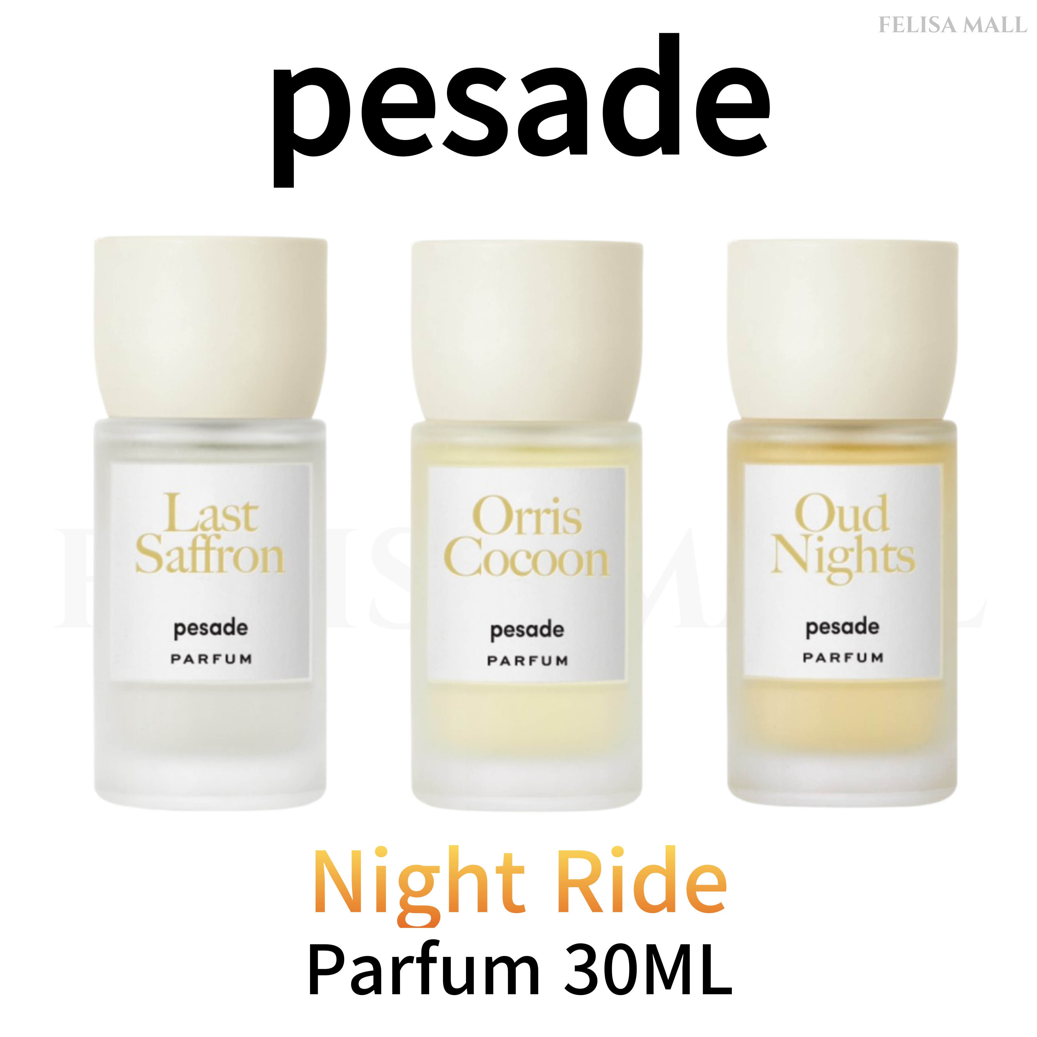 [PESADE] 新作 Night Ride PARFUM 【30ML】 韓国香水 大人気ブランド
