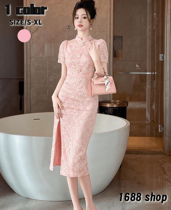 大人気 上品 2025 タイトワンピース 姫系ワンピース　シンプル　ワンピース インポート ひざ丈 ミドル丈 エレガント　韓国ファッション シンプル Vネック パーティドレス 半袖　お嬢様 セクシー