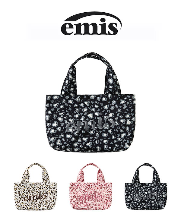 Qoo10 EMIS LOGO LEOPARD トートバッグ Qoo10 EMIS LOGO LEOPARD トートバッグ