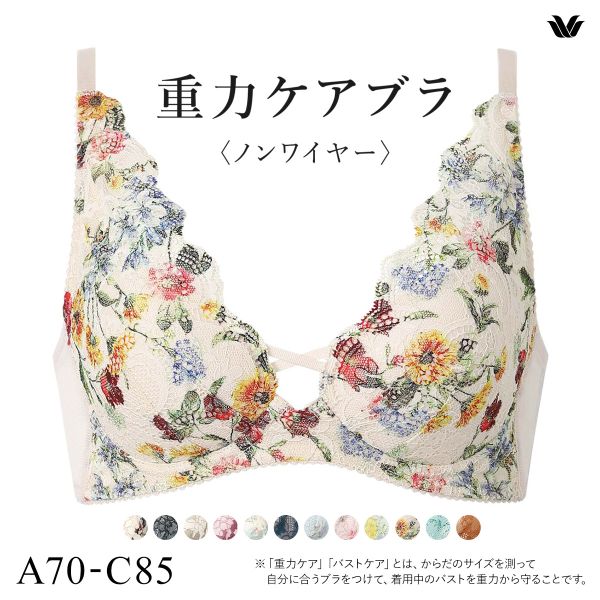 ワコール Wacoal 重力ケアブラ ノンワイヤー BXB194 ブラジャー ABC 単品 5,248円