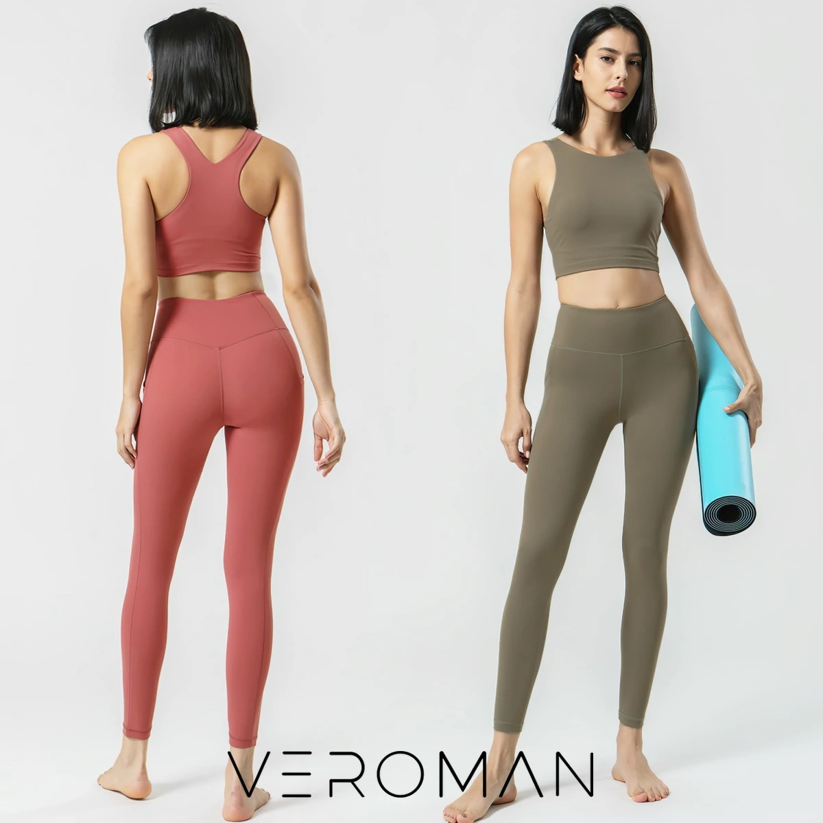 ヨガウェア レディース 上下セット おしゃれ シンプル セットアップ フィットネス ジム ppi-wsi26