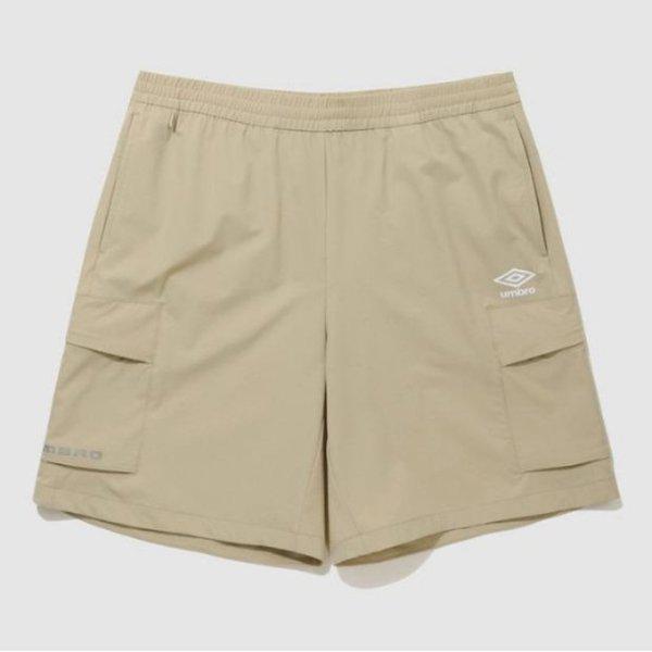 ショートパンツ JQS UQ121SHP31-BEI アクティブ オールラウンド ストレッチ カーゴ 4部丈 ショートパンツ / ベージュ