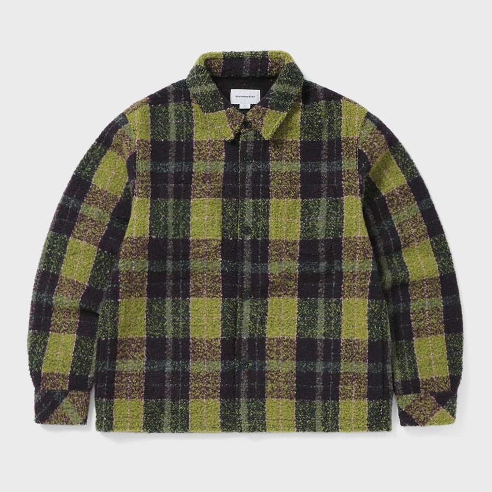 ディス・イズ・ネヴァー・ザット・ブークル・チェックシャツオリーブ 11,551円