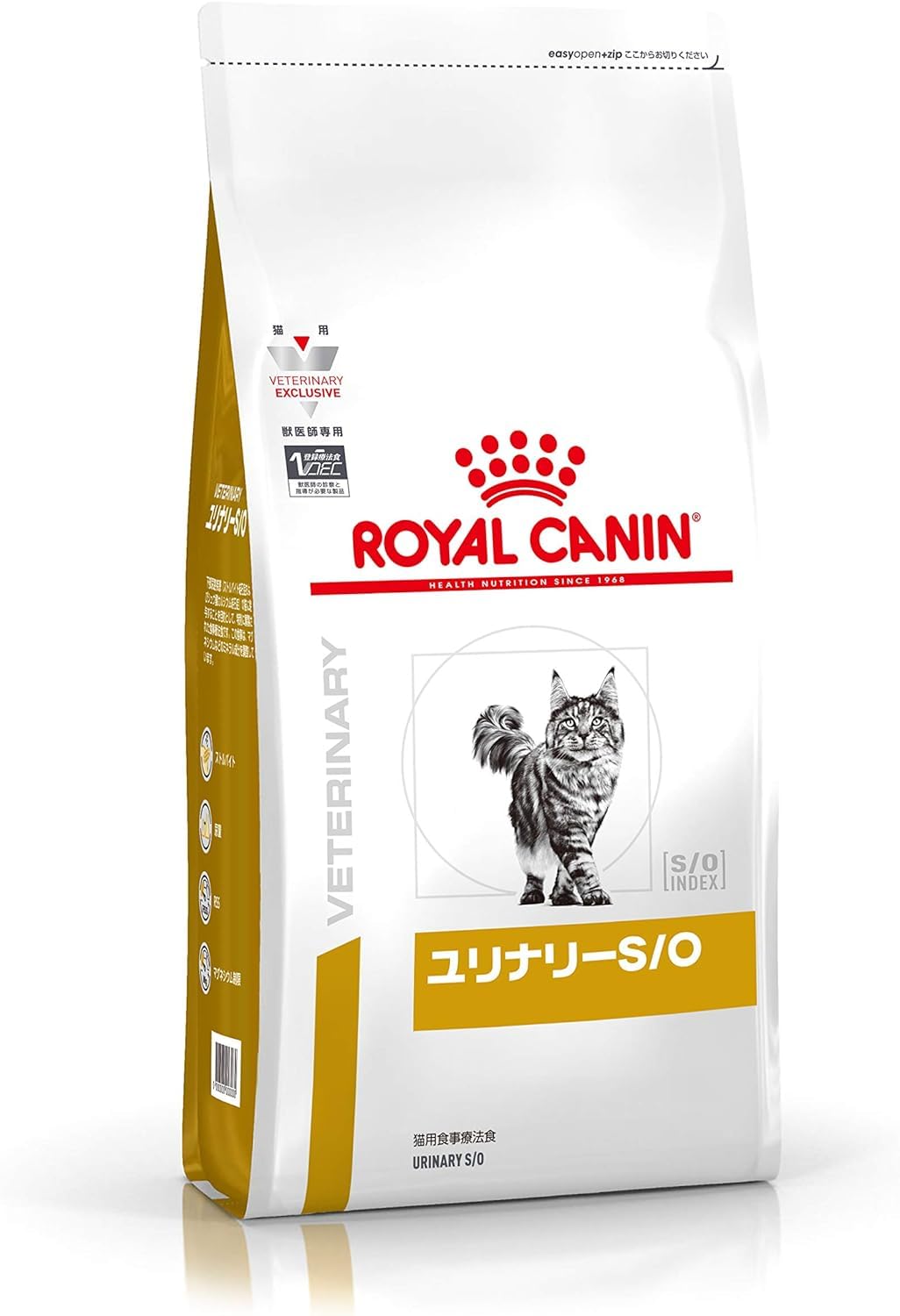 ロイヤルカナン 猫 キャットフード ユリナリー S/O 尿路疾患 療法食 ドライ ネコ 肥満 (2kg, スタンダード)