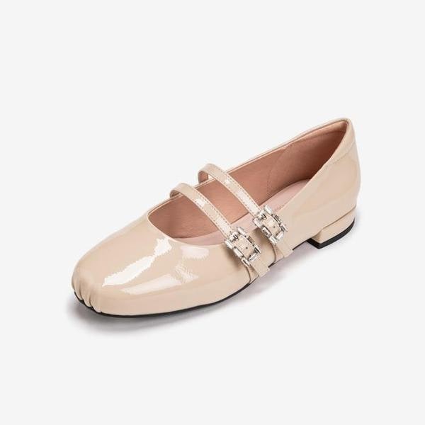 HC12 女性 メリージェーン フラットシューズ 女性 バックル メリージェーン フラットシュ (S42452177)