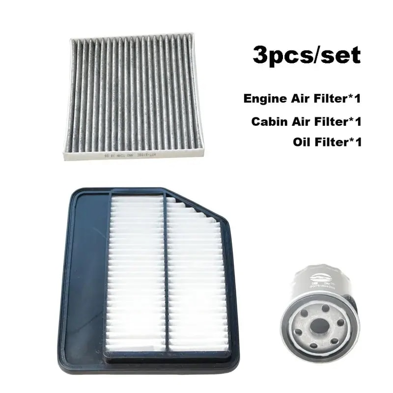 3営業日以内発送 キャビン-オイルフィルターアクセサリー swm g05 pro 1.5t 2024 2024 2024 2024 2016 x7 ac 1109101d01 3個用フィルターセ
