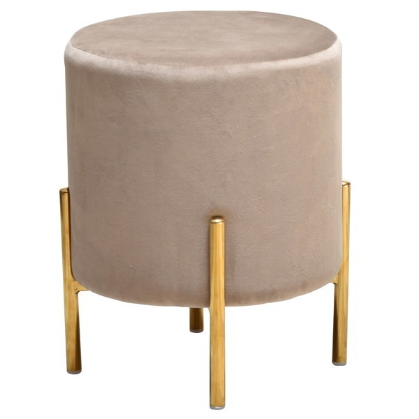 B.Bファニシング ONSU-0073BGE マーメイド円柱スツール ベージュ メーカー直送