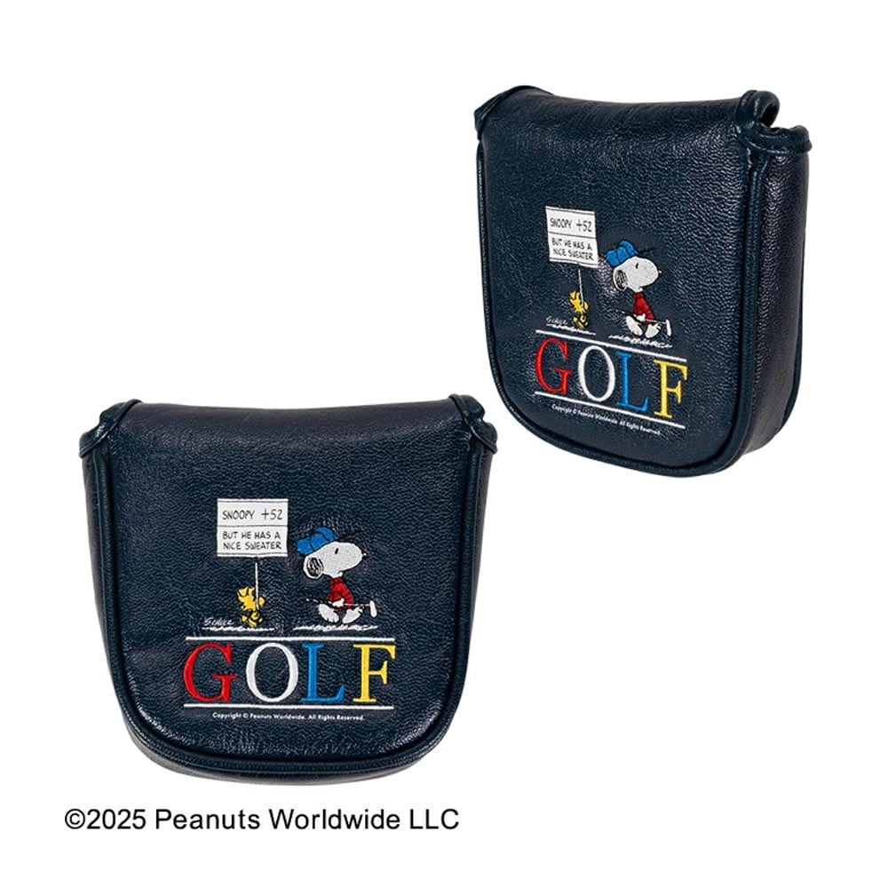 ピーナッツ スヌーピー ゴルフD型 パターカバー(マレット型) H-492 2025