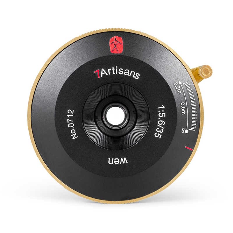 七工匠　カメラレンズ ボディキャップレンズ (ライカM用)　7Artisans 35mm F5.6 3556LMBG