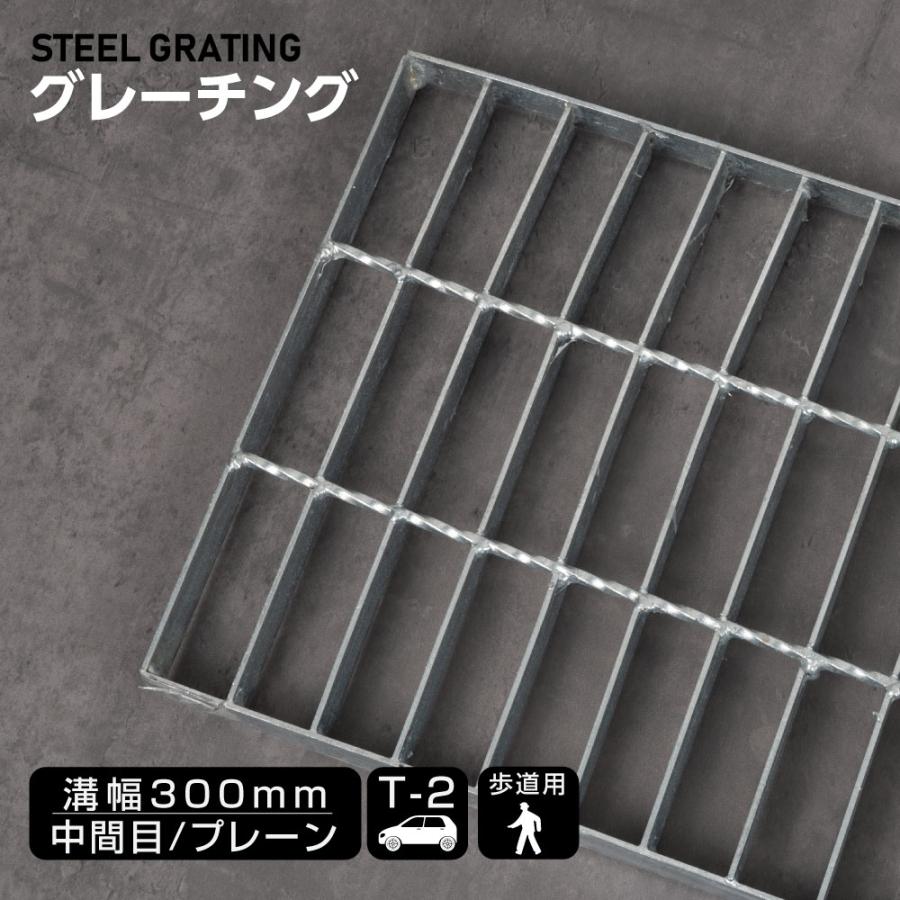 溝蓋 グレーチング 溝ふた 側溝 一般側溝用 溝幅300mm 長さ1000mm 歩道 溝 蓋 フタ grcg10030