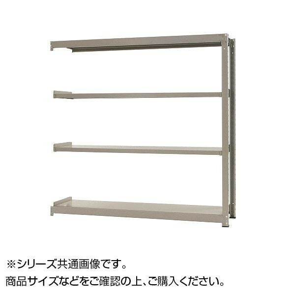 中量ラック　耐荷重300kgタイプ　連結　間口1200奥行900高さ2400mm　4段　ニューアイボリー