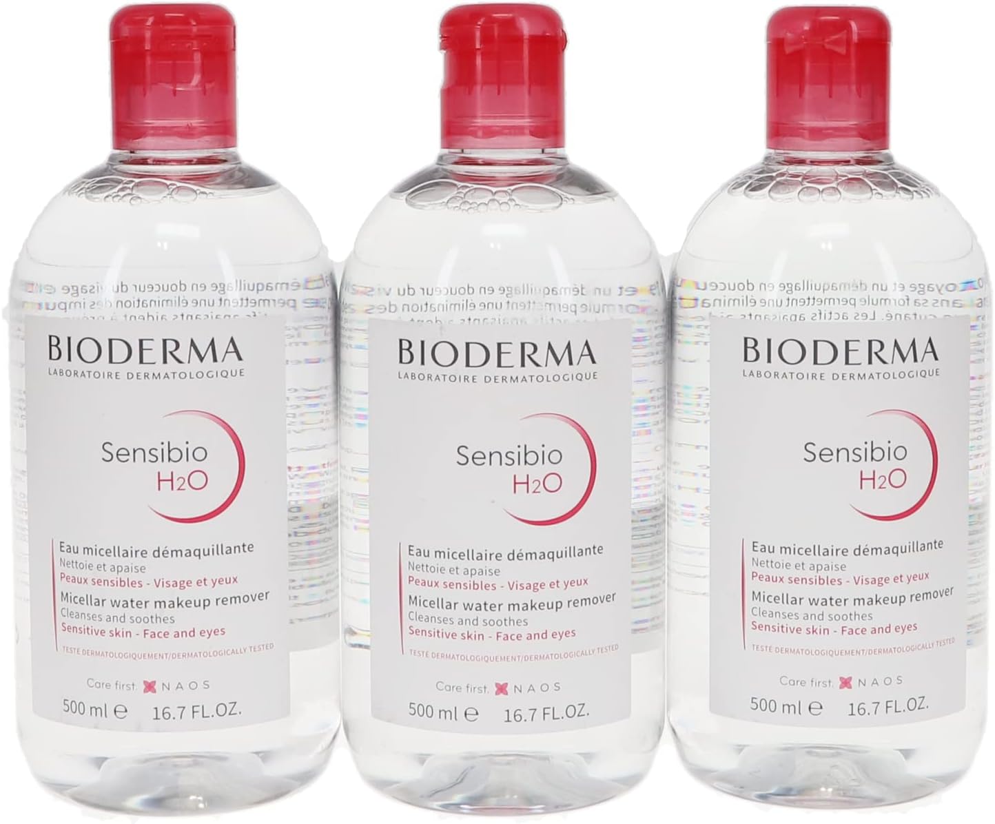 ビオデルマ BIODERMA サンシビオ H2O エイチ ツーオー D 500mL 3本セット