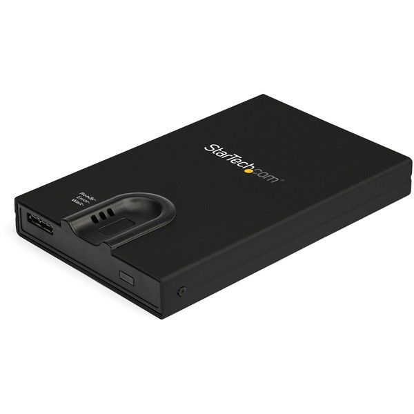 StarTech S251BMU3FP ブラック 外付けハードディスクケース 指紋認証機能 2.5インチSATA対応