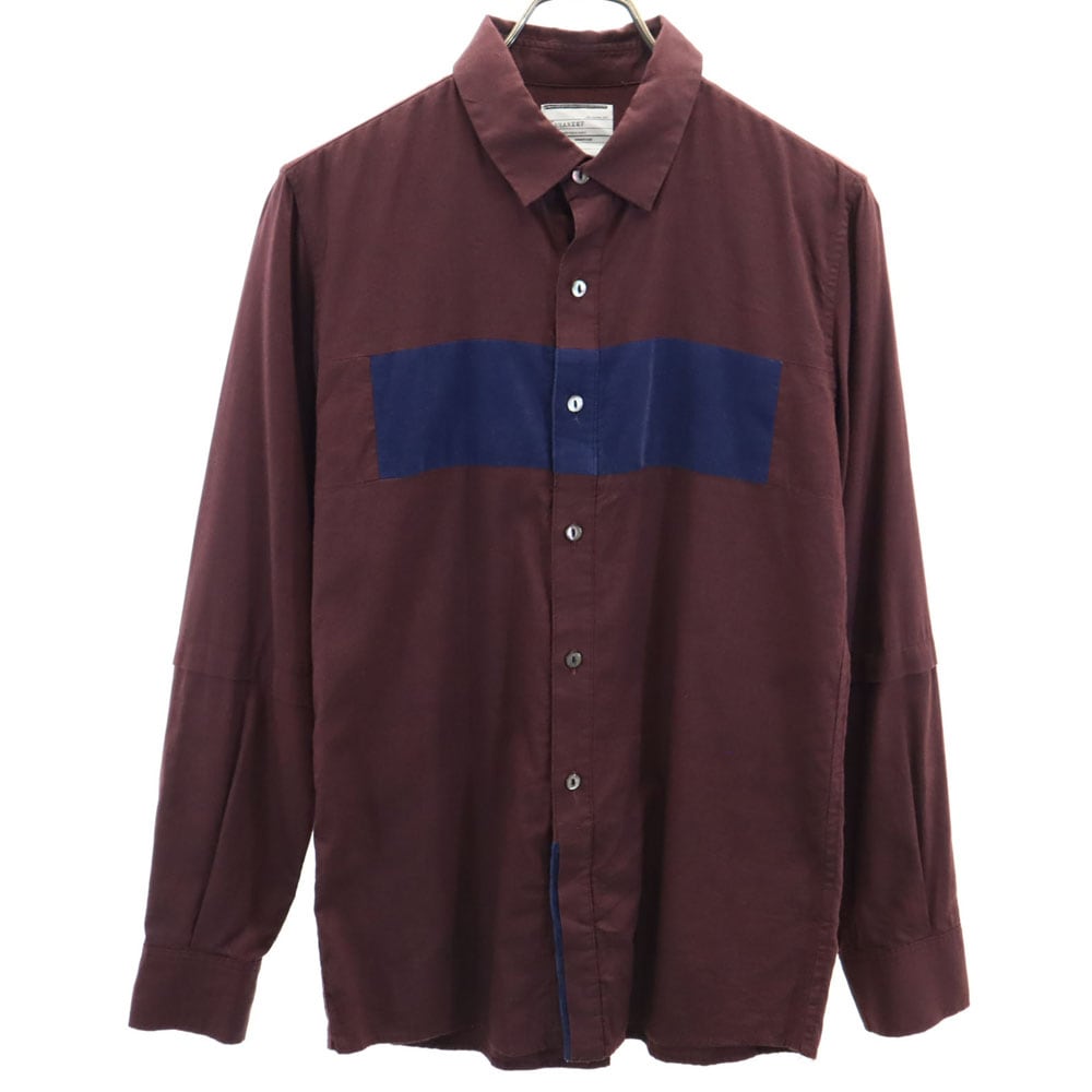 日本製 長袖 シャツ 1 ボルドー系 メンズ 5,543円