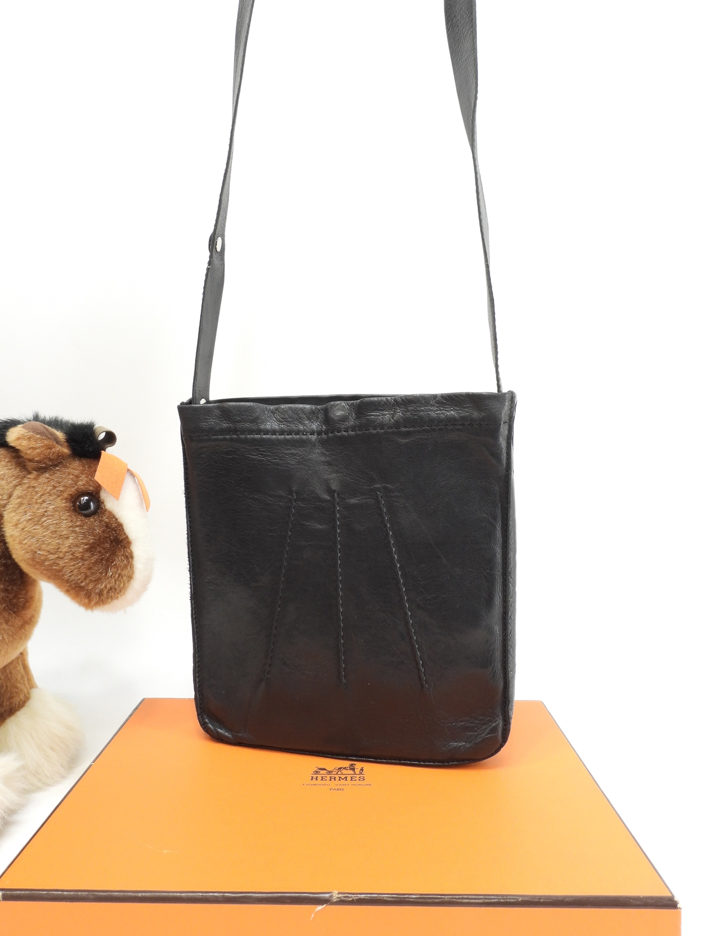 ポシェット トゥドゥ アニューミロ黒 クロスボディバッグ 斜め掛けショルダー 美品@ 5