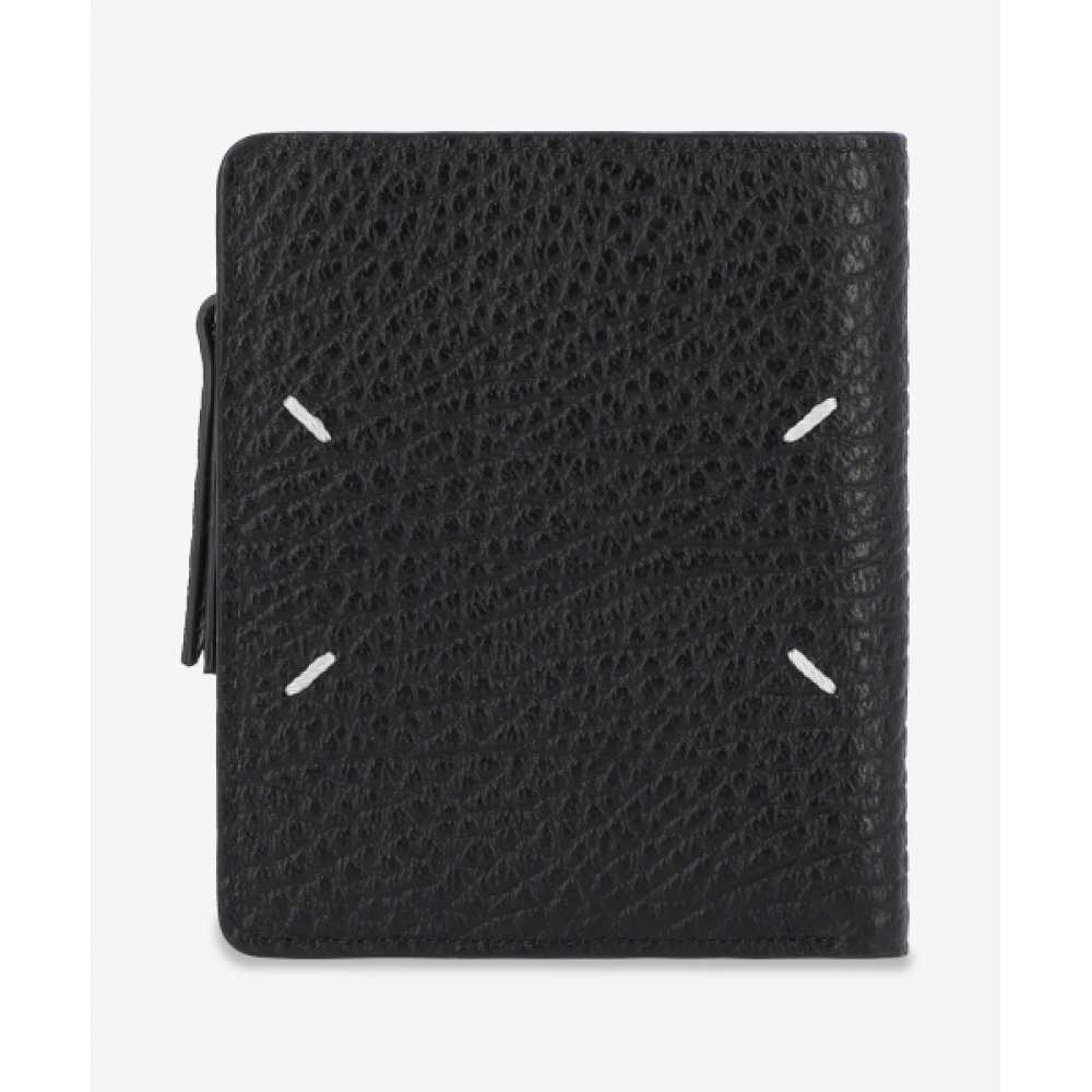 メゾン マルジェラ 4 スティッチ フリップ フロップ 財布 - ブラック / SA1UI0023P4455T8013