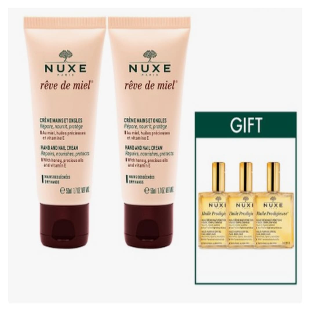 [大容量企画 商品1+1] レブドミエル ハンドアンドネイル クリーム 50ml+ 50ml 高保湿 鎮静 天然 ツヤ ハチミツ 栄養 乾燥 荒い スキンケア 自然 8時間維持 スッキリ