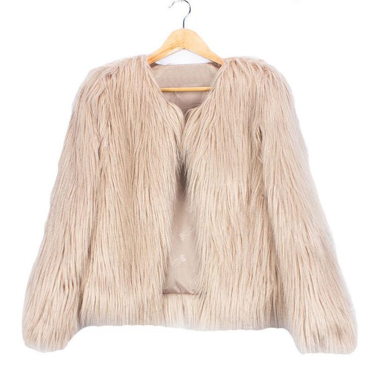 製品 気質 秋冬 レディース ファーコート 毛皮コート おしゃれ レディースコート フェイクファー アウター ジャケット　暖かい 　通勤　レディースアウター