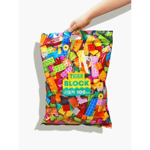 ブロック リフィルパック 100pcs レゴ互換