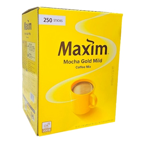 モカゴールドマイルド コーヒーミックス 12g x 250本入韓国インスタントコーヒー まろやかマイルドカフェ コーヒースティック 大容量 お徳用業務用 韓国人気 おうちカフェ コーヒーミックス