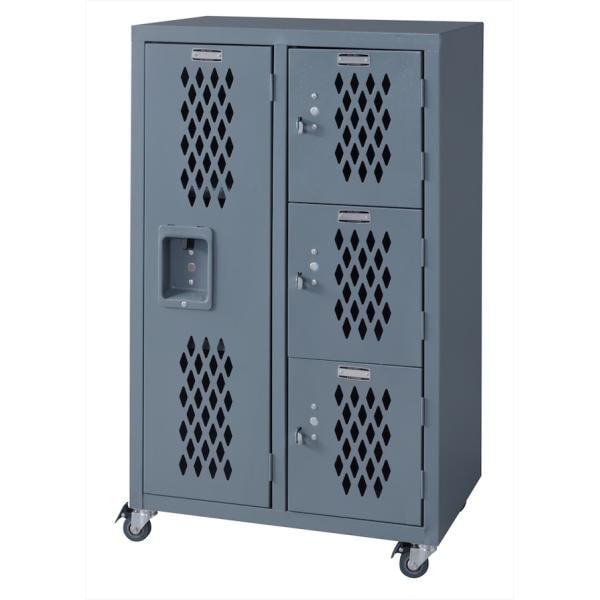 無骨な表情のインダストリアルなスチールチェスト L 北欧 インダストリアル 収納家具 リビング