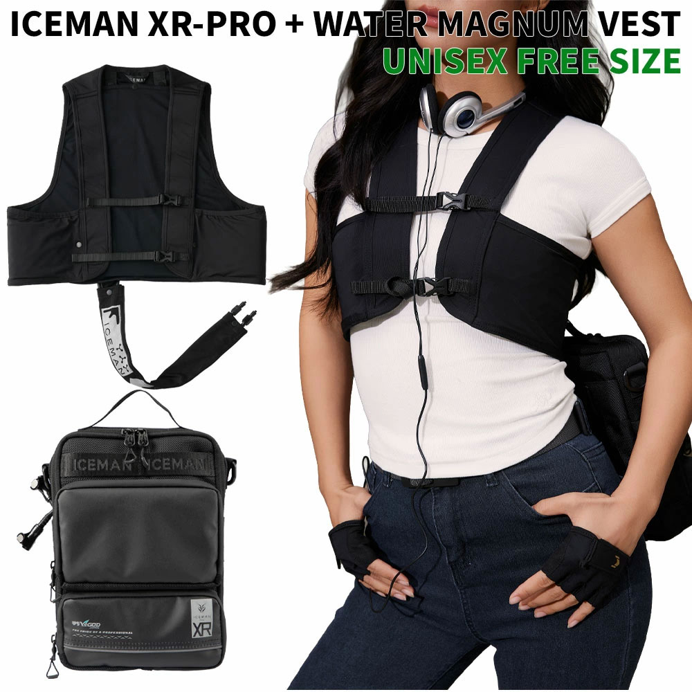 正規店 アイスマンXR-PRO ウォーターマグナムベスト セット ICM-XR ICM-WMV-F 腰袋型 水冷ベスト アイスマン バッテリー付 フルセット 山真製鋸