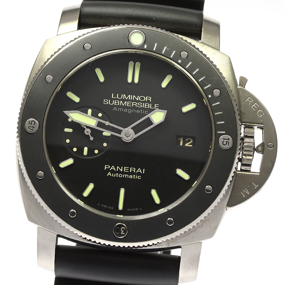 パネライ PANERAI PAM00389 ルミノール1950 サブマーシブル アマグネティック3デイズ 自動巻き メンズ 良品 箱・保証書付き_769900【中古】