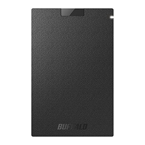 SSD 外付け 500GB USB3.2Gen1 ポータブル コンパクト PS5/PS4対応(メーカー動作確認済) ブラック SSD-PG500U3-BC/N