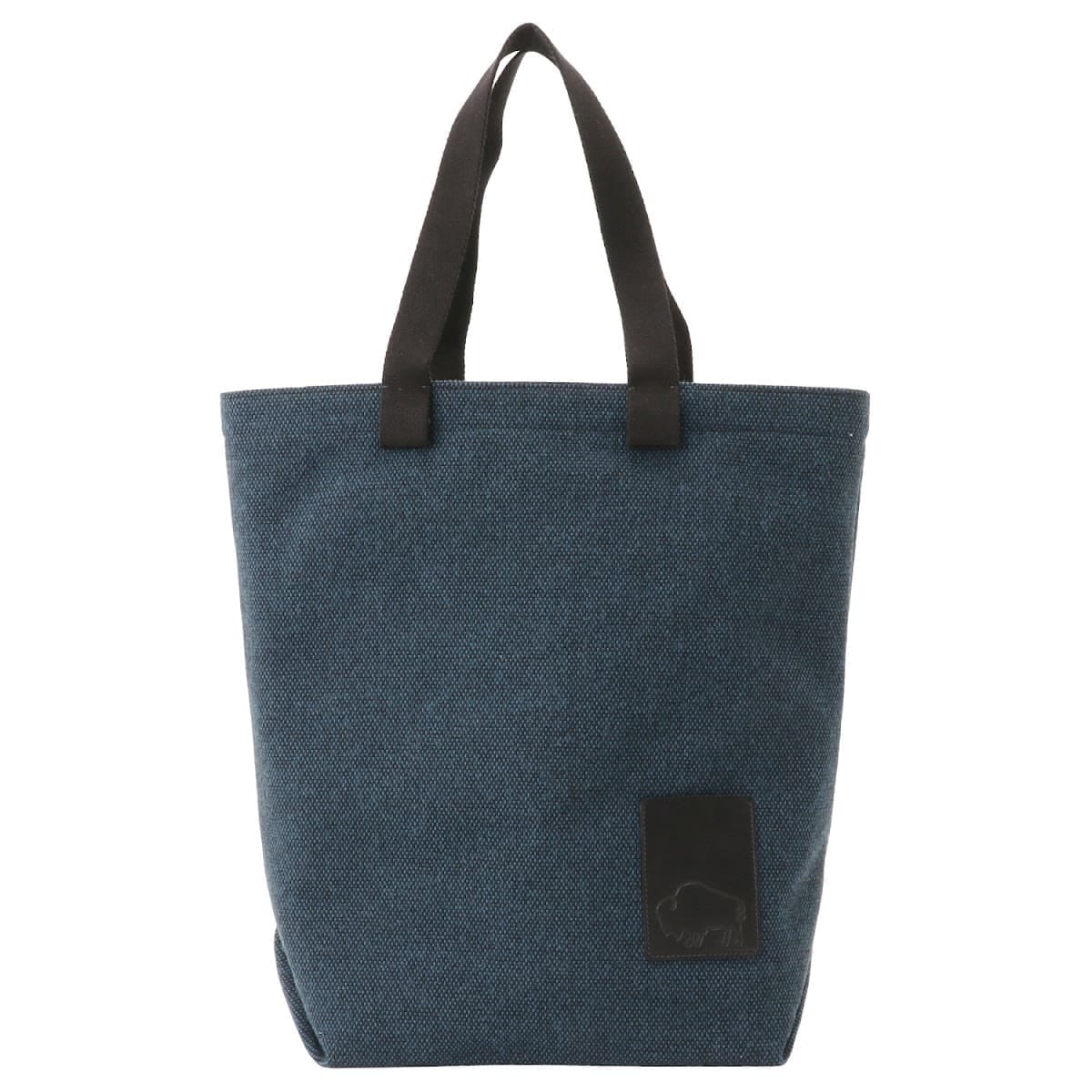イルビゾンテ フィフティー オン トートバッグ IL BISONTE FIFTY ON ROBUR tote メンズ レディース ブルー/ブラック BTO100-TCM010-BL235X