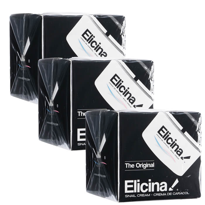 スネイルクリーム40g 3本　保湿　普通肌オイリー肌タイプ　無香料　無着色　エリシーナ　 海外直送日時指定不可