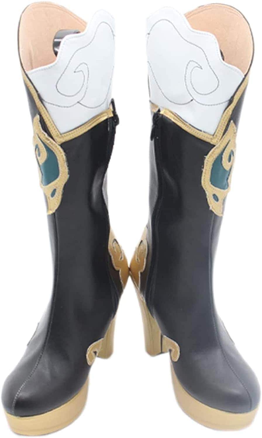 コスプレ靴フカ雲墨丹心崩壊3rd崩壊学園崩壊：スターレイルブーツ下駄シューズ長靴コスプレクリスマスハロウィン