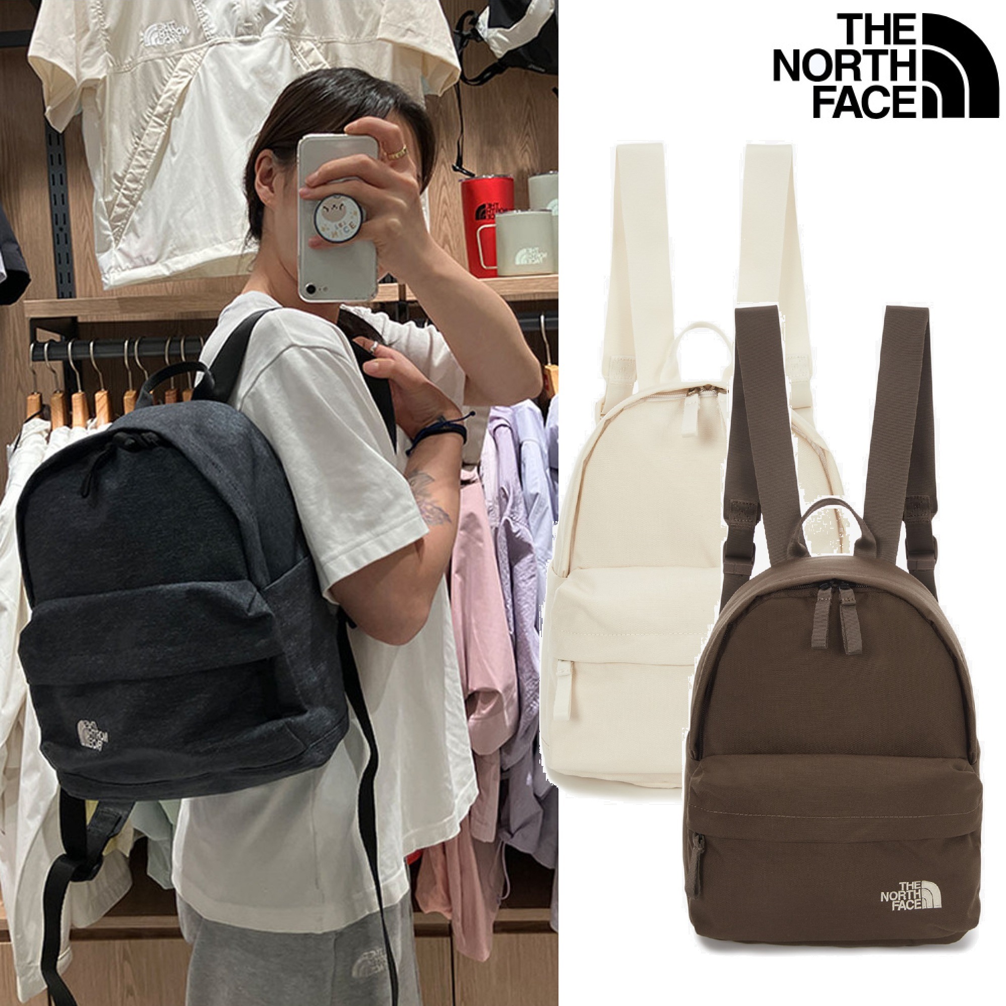 TNF DAY PACK MINI 4色 デイリー 新学期 新商品 韓国人気 日常用 旅行用 男女共用 カップルアイテム 韓国人気 贈り物 カップル