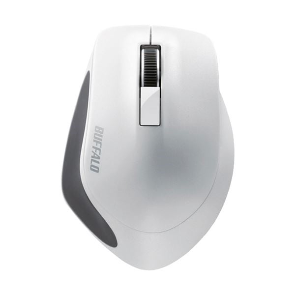 （まとめ） バッファロー 無線 BlueLED3ボタン プレミアムフィットマウス ホワイト BSMBW300MWH 1個 10セット