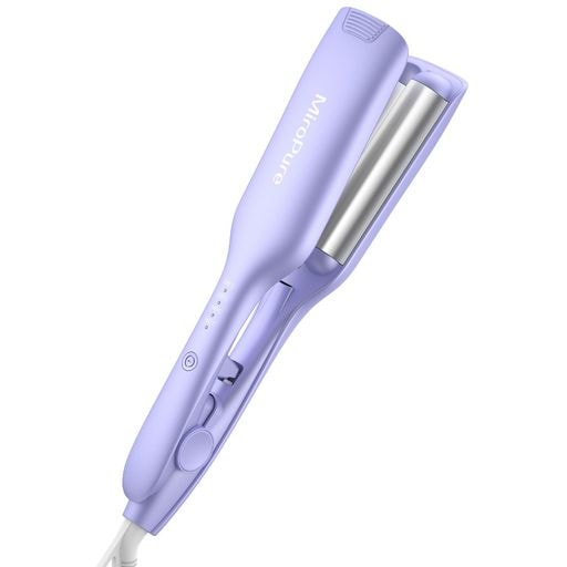 MIROPURE ヘアアイロン カール ウェーブアイロン 26MM 挟むだけで可愛い カールアイロン 実現 160C~220C 千万級マイナスイオン吹出 やけど防止 初心者向けカールアイロン プレゼン