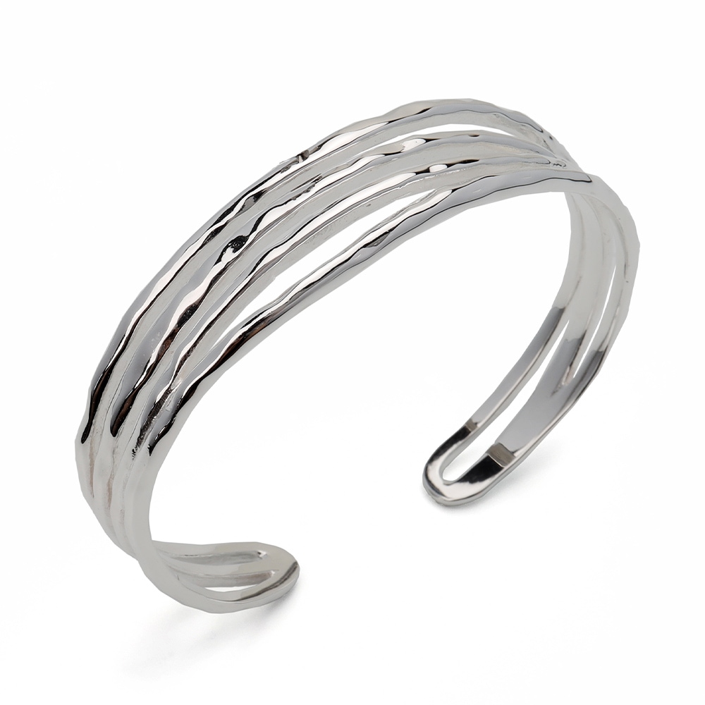 シルバー925 ラインバングル [cb083]