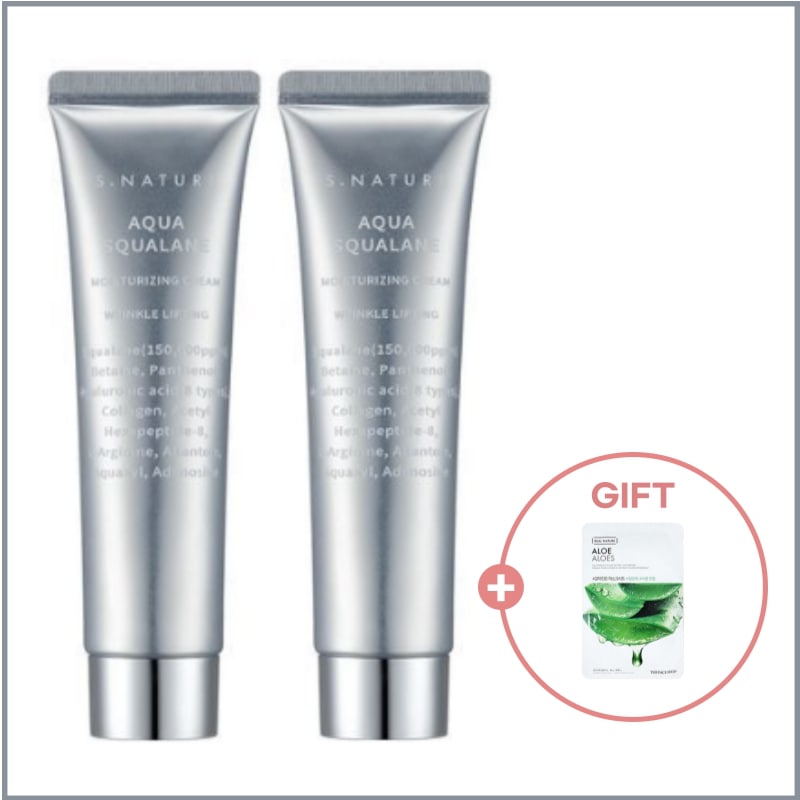 アクアスクワランモイスチャーライジングクリーム 60ml+60ml