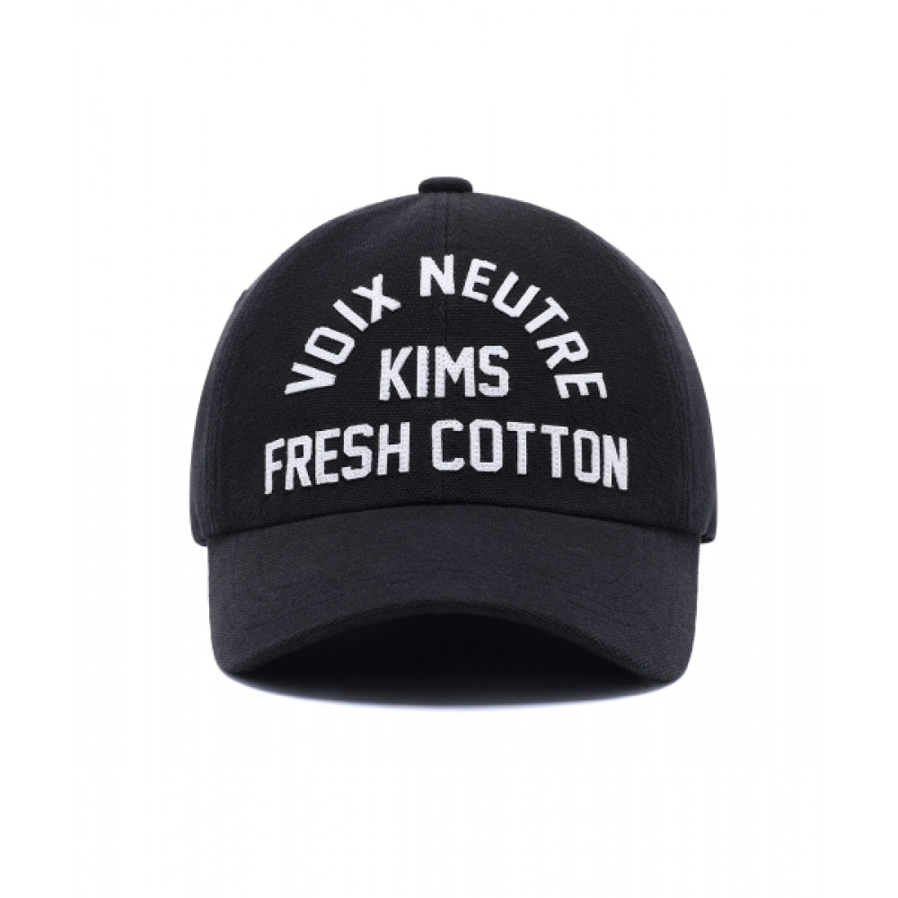 キムズフレッシュコットンマーケット [キムシャブカール X KIMS] Voixロゴボールキャップブラック