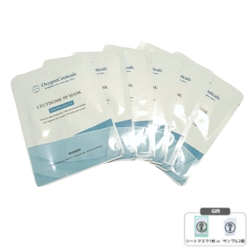 シューティソームPPマスク 25mL x 6枚 / セラミド パンテノール インナードライ クーリング 水分鎮静 肌バリアケア