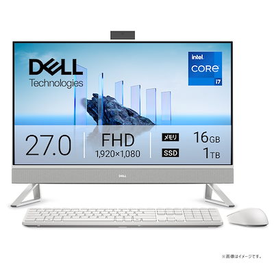 オールインワン Dell デスクトップパソコン 一体型　Inspiron 27 Dell 27インチ オールインワン デスクトップ コンピューター